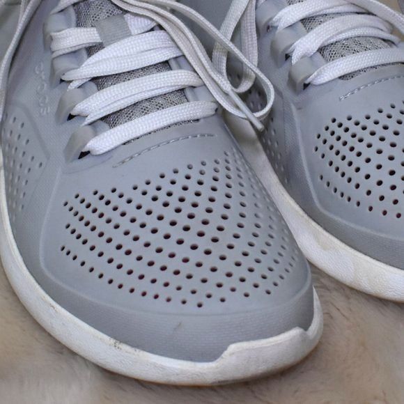 Men’s Crocs LiteRide Gray Water Shoes Size 9 Lightweight Beach Casual - Picture 8 of 16